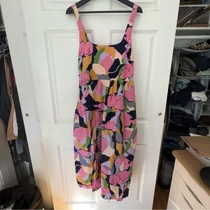 Ava & Viv Colorful Floral Midi Dress